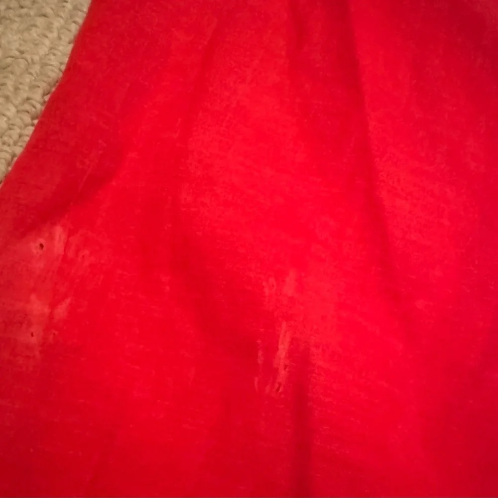 Bed Skirt - Red - Fits Full Size Mattress